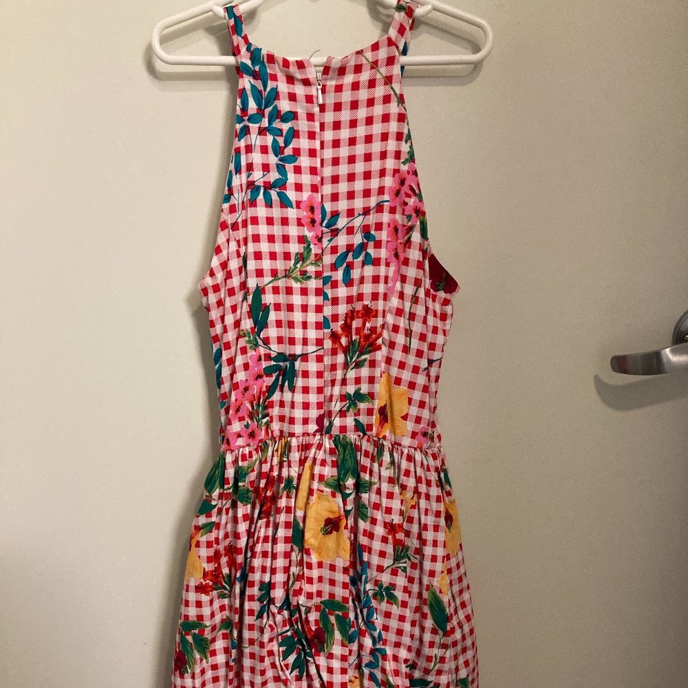 Smak Parlour Red Gingham Dress XS - Picture 6 of 9
